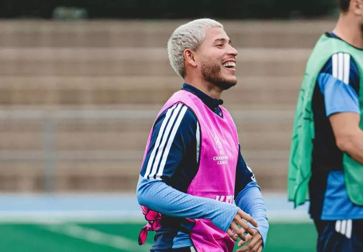 Cristian Martínez durante un entrenamiento.