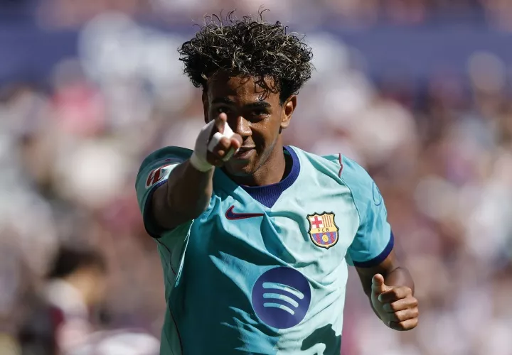 Lamine Yamal, del Barcelona.