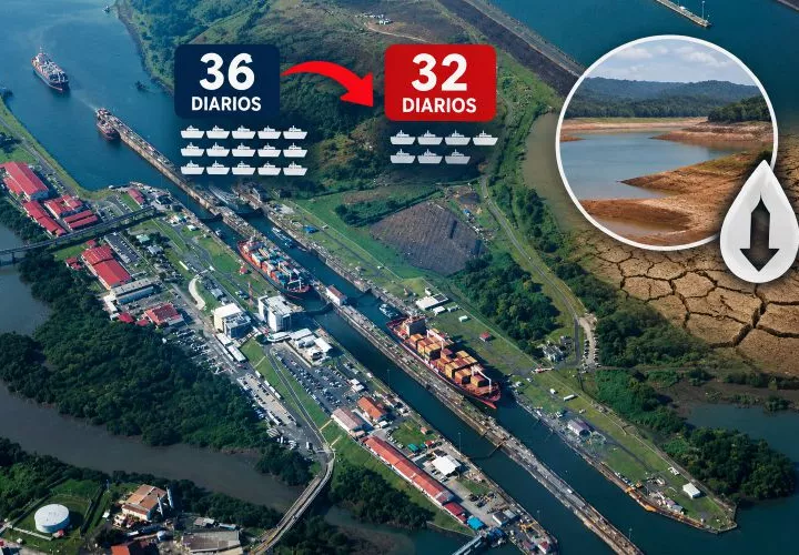 La crisis hídrica vuelve a golpear al Canal de Panamá.