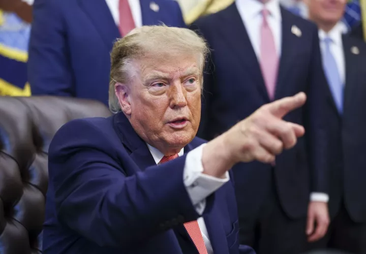 El presidente de Estados Unidos, Donald Trump. 
