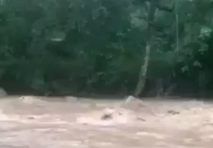 En el área cae una intensa lluvia.