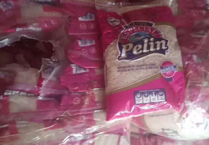 Arroz de contrabando.