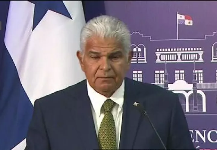 Presidente de la República de Panamá, José Raúl Mulino.