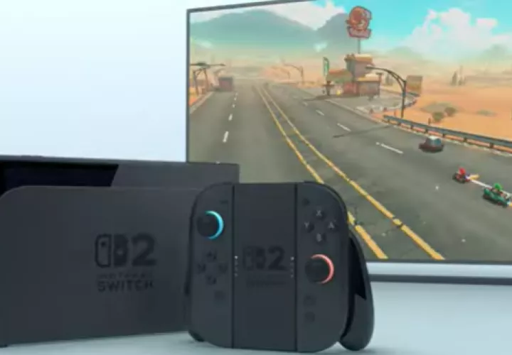   Un sistema en la parte trasera permite colocar la consola en posición horizontal. Foto: YouTube