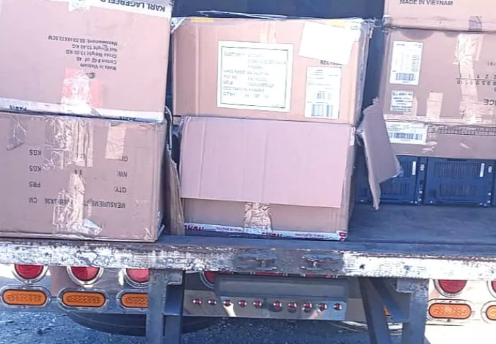 Retienen zapatillas en Bocas del Toro. Foto: Cortesía