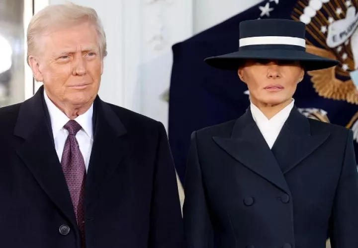 Donald Trump y su esposa Melania. Foto: EFE