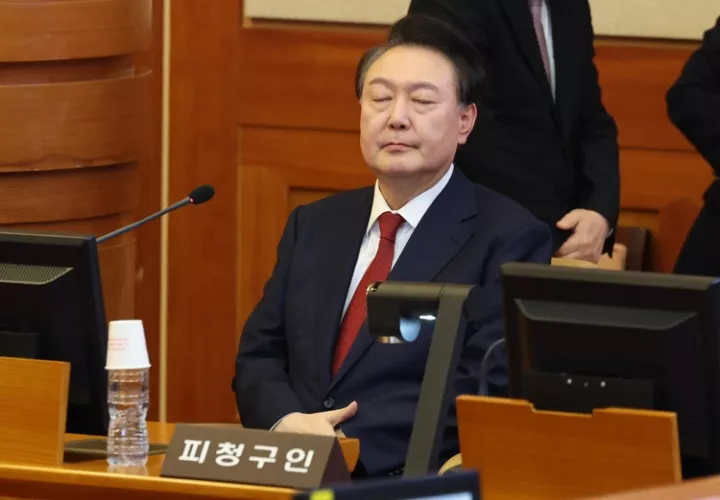 Yoon Suk-yeol, presidente, Corea del Sur, juicio, ley marcial, detención