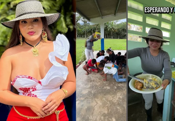 Yaneth Marín, lleva ayuda, colegio, Copé, Coclé, ayuda, niños, estudios