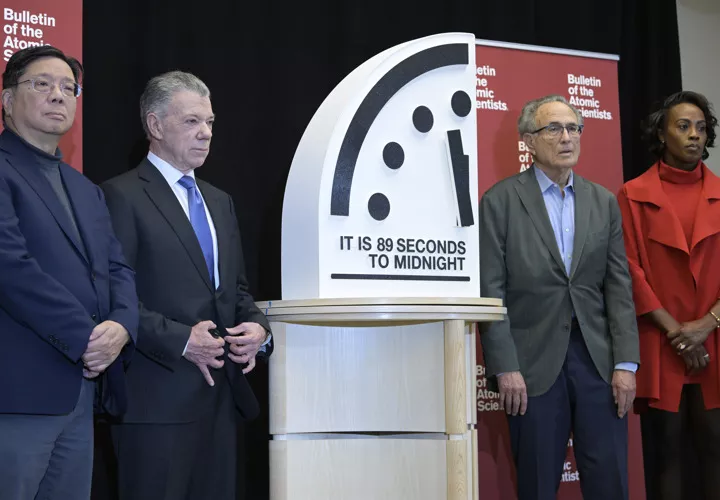 Reloj del Juicio Final, 89 segundos, medianoche, apocalipsis, guerra