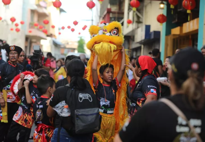 La Danza de los Dragones en el Barrio Chino.  (Fotos: Landro Ortiz)
