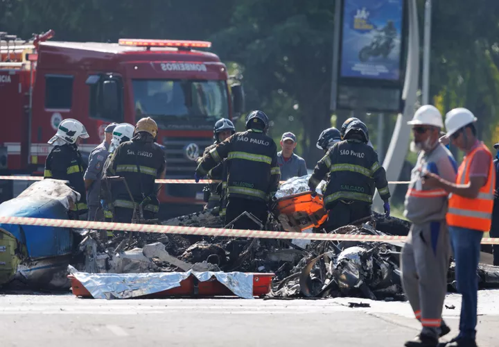 dos muertos, accidente, avioneta, desplomara, Brasil