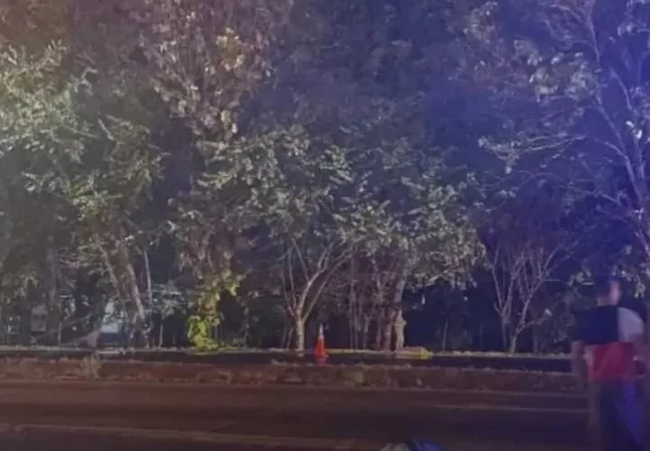 Zona donde ocurrió el accidente fatal.