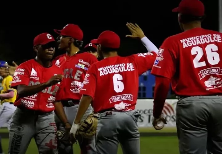 El equipo de Coclé, actual campeón nacional del béisbol juvenil. Foto: Fedebeis