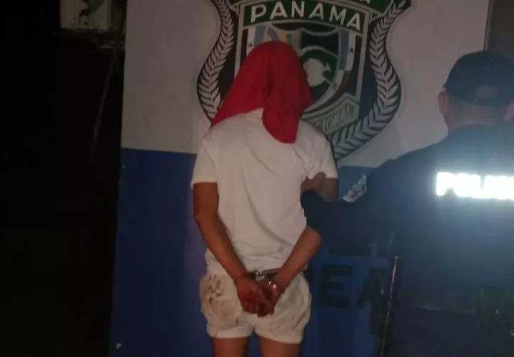 El sospechoso tras las rejas.