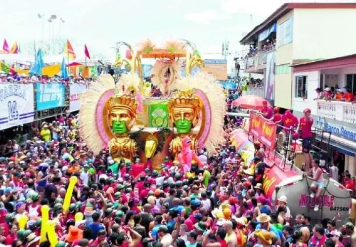 Escena del carnaval en Las Tablas.  (Foto: Archivo)