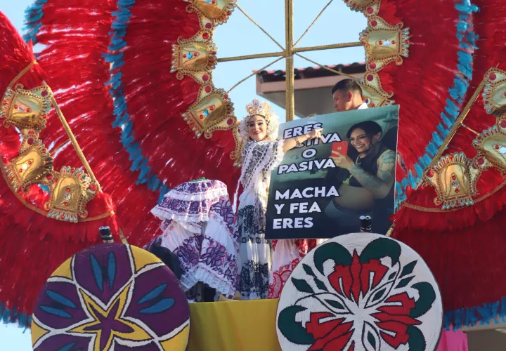 La reina de Calle Abajo desde las alturas.