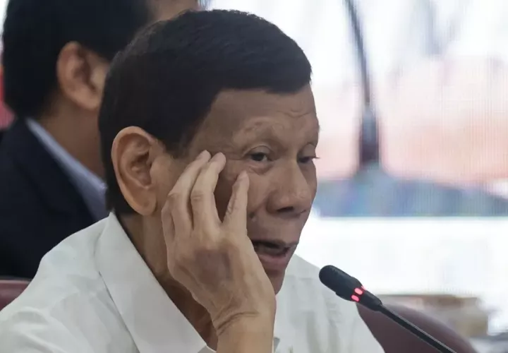 Expresidente de Filipinas Rodrigo Duterte.