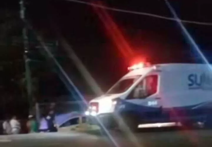 Escena del hecho de tránsito.