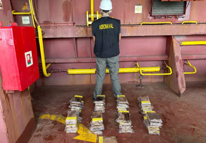 El cargamento iba rumbo a Bélgica. Foto: Cortesía 