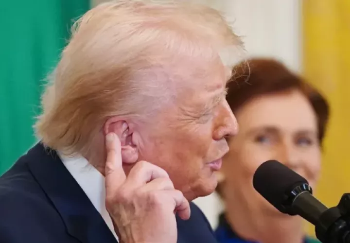 El presidente de Estados Unidos, Donald Trump, decidió elevar los aranceles a China hasta el 104. Foto: EFE