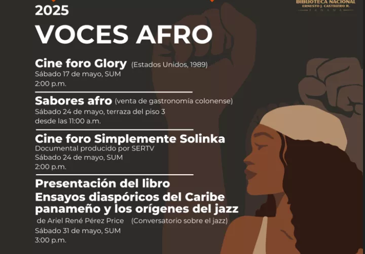 La agenda comienza con el Cine foro y la presentación de Glory. Foto: Cortesía