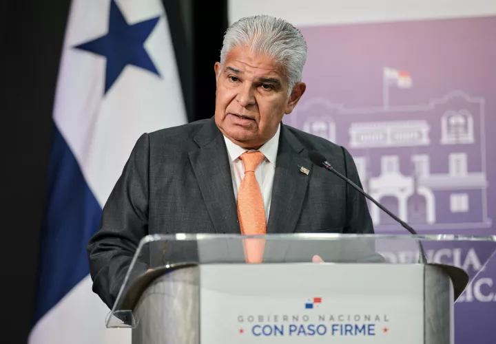 Presidente de la República de Panamá, José Raúl Mulino.