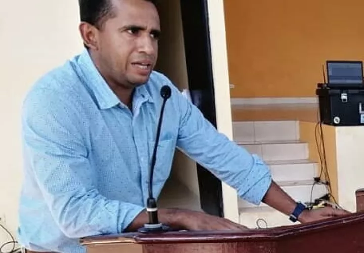 El exrepresentante del corregimiento de Amador, en el distrito de La Chorrera, Álex Martínez.