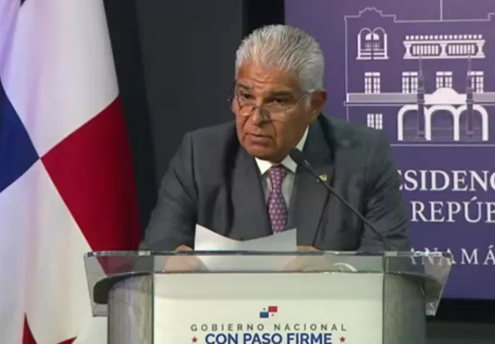 El presidente José Raúl Mulino. Foto: Archivo