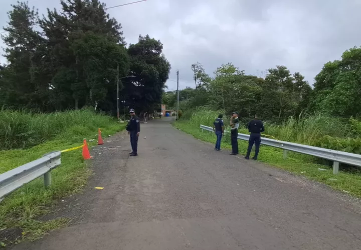 Zona donde fue localizado el cadáver.