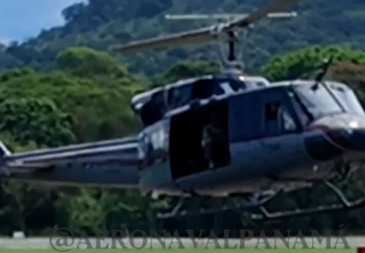 Helicóptero del Senan.