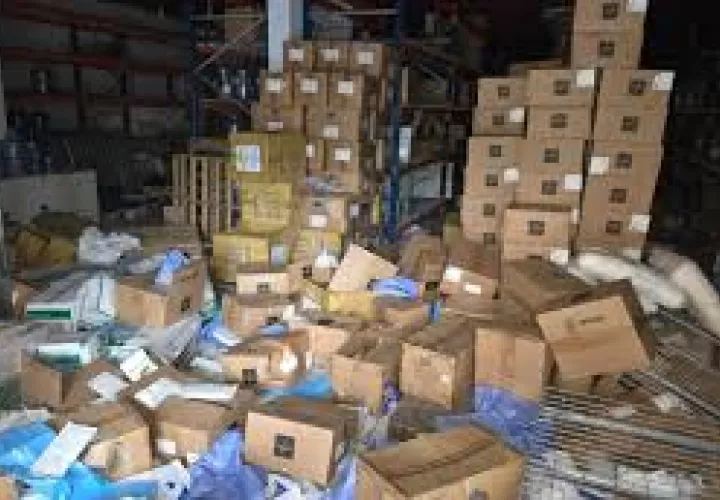 Vandalismo en depósito de CSS en Chaguinola, Hecho ocurrido el pasado 21 junio.