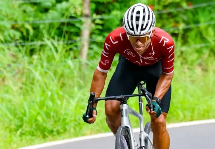Franklin Archibold durante una etapa del Tour de Panamá. Foto: Fepaci