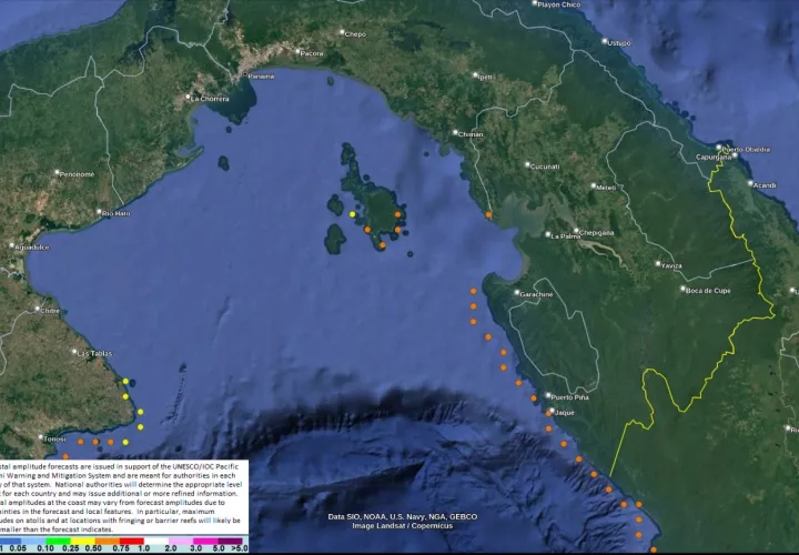 Mapa presentado por IGC.