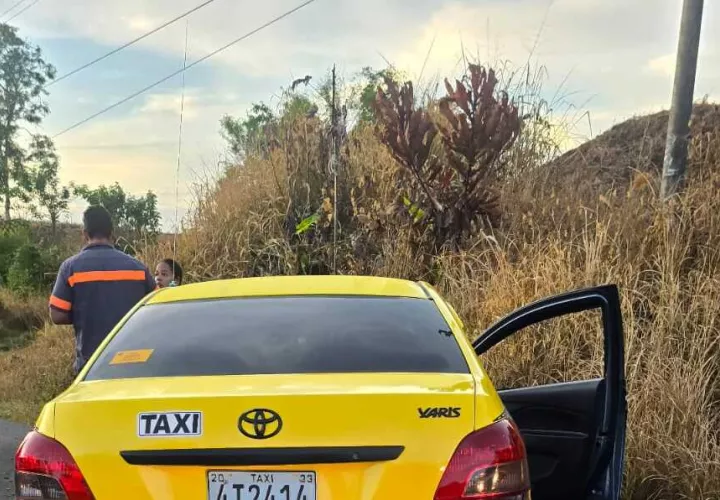 Escena del accidente fatal.