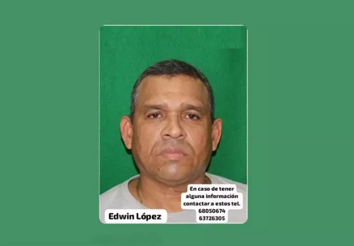 Edwin López, de 63 años, desaparecido, fue encontrado muerto por su familia.. Foto: cortesía