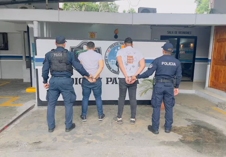Los aprehendidos fueron tramitados ante las autoridades. Foto: Cortesía