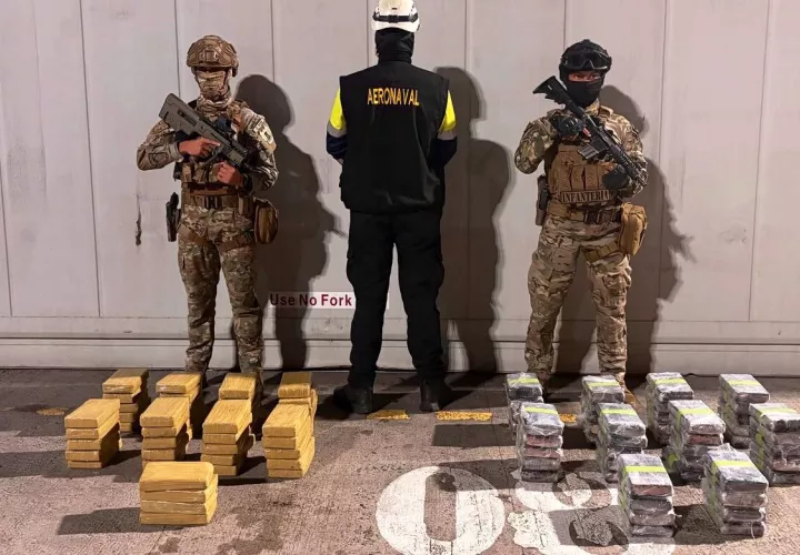 El cargamento incautado.