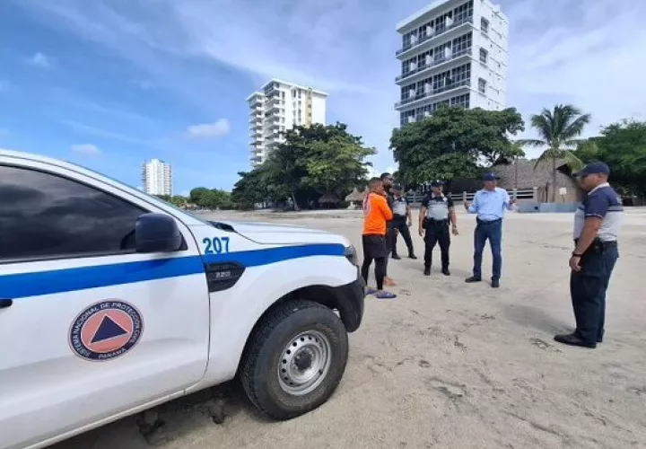 Labores de búsqueda por funcionarios de Sinaproc.