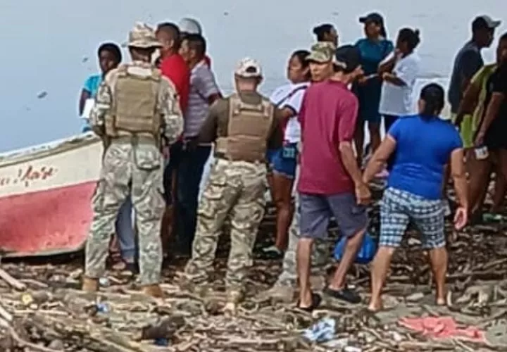 El cadáver fue recuperado el sábado a las 7:00 a.m. en predios de El Chilar, orillas de Río Indio. Foto: Diómedes Sánchez