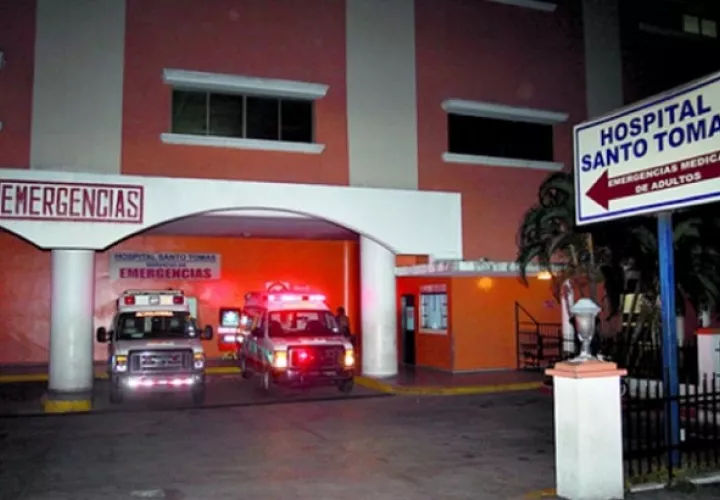 La extranjera llegó muerta al Hospital Santo Tomás.  /  Foto: Archivo