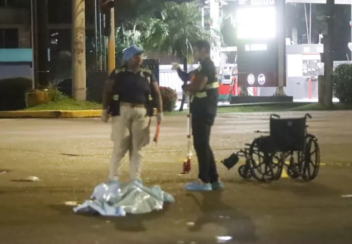 La víctima falleció de forma instantánea.  /  Foto: Alexander Santamaría