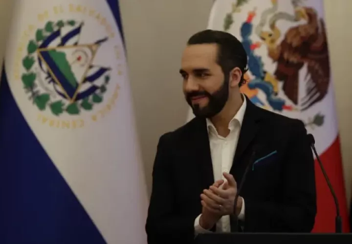 El presidente de El Salvador, Nayib Bukele. Foto: EFE
