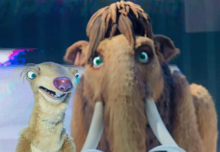 Personajes de la saga de cine 'Ice Ages'. Foto: EFE