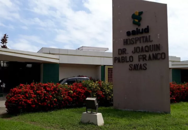 Hospital Joaquín Pablo Franco Sayas, en Las Tablas.  /  Foto: Archivo