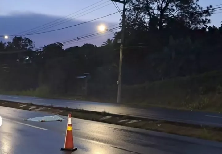 El conductor involucrado en el fatal accidente se dio a la fuga.  /  Foto: Diómedes Sánchez