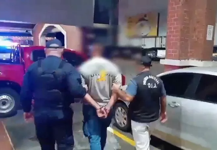 El sospechoso fue aprehendido en La Chorrera.  / Foto: Eric Montenegro