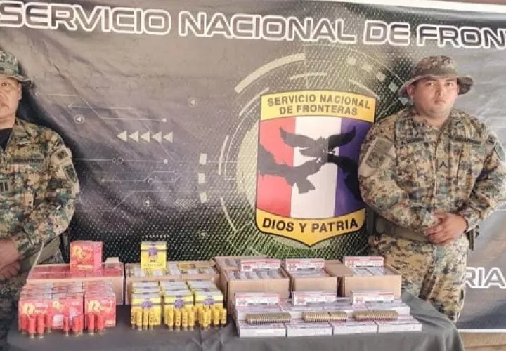 Empresa de encomiendas utilizada para tráfico de municiones en Panamá.  /  Foto: Senafront