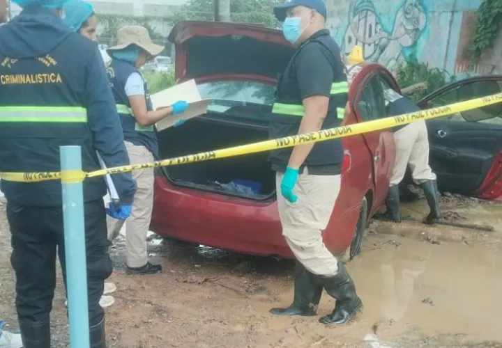 El sospechoso murió antes de llegar al hospital.  /  Foto: PN