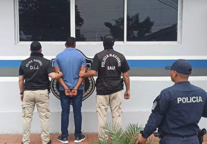 El sospechoso fue aprehendido en La Chorrera.