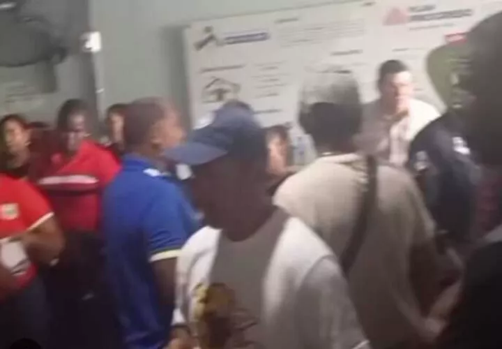 Protesta en el Miviot.